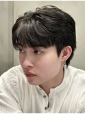 men's/メンズ/メンズカット/韓国/黒染/顔周り/マッシュ/池袋
