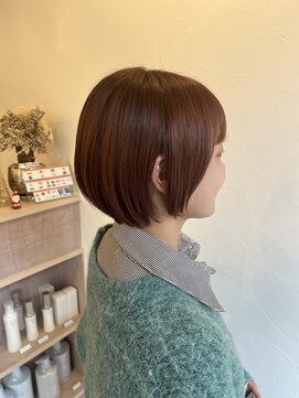 ショート×ピンクカラー