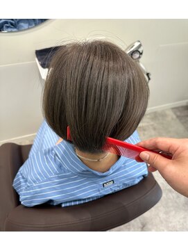 白髪ぼかし30代40代50代グレイカラー白髪染め白髪ぼかし