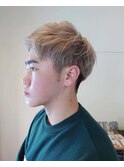 ハイトーン×メンズショート