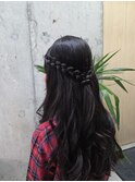 キッズヘアアレンジ