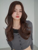 アンジェリカ JR奈良駅前店(ANGELICA) 韓国風レイヤー×くびれヘア×髪質改善×チャコールブラウン奈良