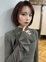 シエルバイアフロート(ciel by afloat)&nbsp;>>軽やかレイヤーボブ 春カラーピンクブラウン