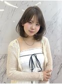 ふんわり柔らかなミディアムレイヤー