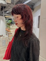 ナヌーク ダイカンヤマ(nanuk daikanyama) ハッシュカット暖色カラーレイヤーカット赤カラーダブルカラー