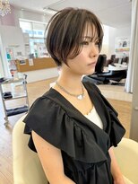 シャンプーボーイ 佐賀(SHAMPOO BOY)&nbsp;美シルエットショート白髪ぼかし【佐賀ショートカット】