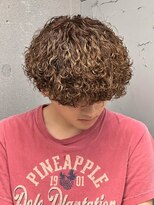 エルマーク 本山(L-MARK)&nbsp;波巻きツイスパ/サーフカール/メンズ/men's/フェザーパーマ/眉毛