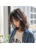 【朝のセットが楽に】カット+抜け感パーマ+超音波TR ¥9,600