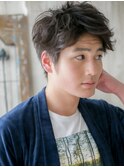20代30代ダークアッシュ無造作ビジカジメンズショートb1北浦和