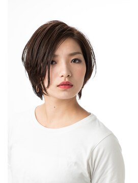 スリー(three) ハンサムショートボブ