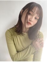 ミンクス 青山店(MINX) 人気の切りっぱなし外ハネミディアム