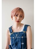 大人イメチェンスタイル/くすみピンクカラー