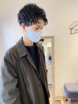 メルト 吉祥寺(melt) 【宮本大輔】ツーブロックセンターパートマッシュショート爽やか