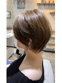 クビレショート/20代/30代/40代/大人可愛い/ショートボブ