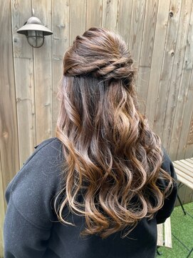 アイミー 泉岳寺(i+me) 【i+me】編み込みロング