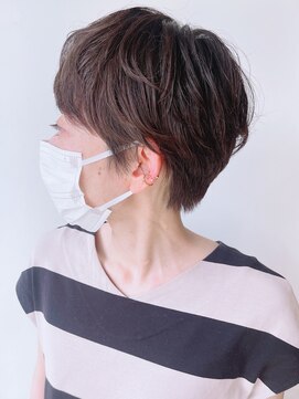 モリオフロムロンドン 原宿本店(morio from London) 【morio 原宿】ふんわりベリーショート ワンカールパーマ 宮本