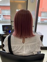 ヘアーアンドビューティ クアトロ 赤塚店 水戸(HAIR&BEAUTY QUATRO) ピンクカラー