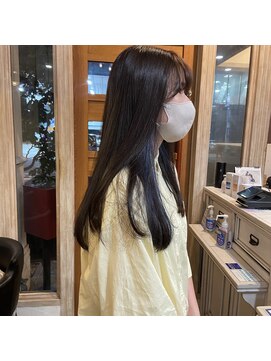 ボアップ 京橋店(boappu) #暗髪　#インナー　#ネイビー