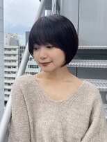 イヴォークトーキョーオーサカ(EVOKE TOKYO osaka)&nbsp;大人可愛い ショート カット 丸み ピンクブラウン カラー