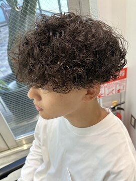 フィフス 天神大名(fifth) プードルパーマハードスパイラルパーママッシュメンズパーマ束感