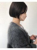 ダブルカラー/ミニボブ/切りっぱなし東区松崎