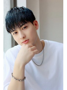 ソイクフ(SOY KUFU) MEN’S HAIR マッシュパーマアッシュブラックカルマパーマ