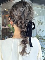 ヘアーアンドメイク ビス(HAIR&MAKE bis) お呼ばれヘアアレンジ☆【鈴木智美】