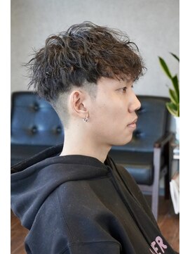 アトラ(attra) お客様ヘア《attra》【フェード×ツイストスパイラルパーマ】