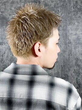 ヒロ銀座 バーバーショップ 札幌本店(HIRO GINZA BARBER SHOP) ハイトーンスパイキーショート