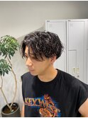 マッシュ×スパイラルパーマ