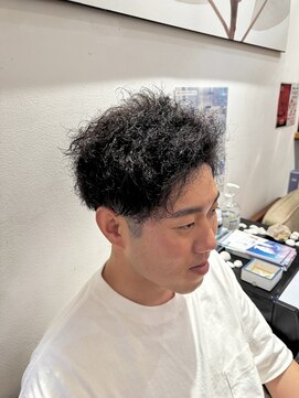 アンソル オブ リシェール(N'SOL of RICHAIR) ベリーショート/ダークアッシュ/ニュアンスパーマ/韓国マッシュ