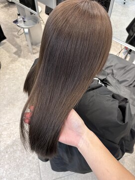 ペレ 梅田(PELE) 前髪/アンブレラカラー/こなれミディ/イメチェン/ウェーブパーマ