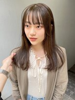 スニュウ(snuw)&nbsp;ミルクティベージュ/レイヤーカット