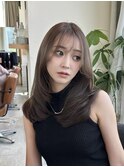 レイヤーカット/韓国ヘア/顔まわりカット/銀座