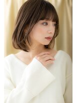 カバーヘア イヴ 戸頭店(COVER HAIR EVE)&nbsp;□イヤリングカラーオンブレ耳かけボブ403-4戸頭20代30代40代