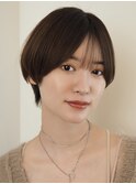 シースルーショート/ショートボブ/耳かけショート/小顔カット