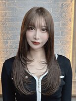 ウィローズ(WILLOW'S)&nbsp;ブリーチなし明るめアッシュ×ロングレイヤー