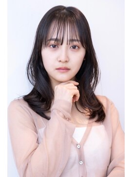 エースハバナ 渋谷(1 HAVANA) ミディアムレイヤー/20代30代大人かわいい/オリーブグレージュ