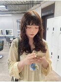 お洒落ぐるぐるパーマ