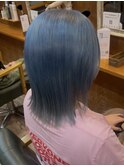 ブリーチカラーペールブルー