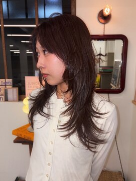 トナリ(tonari) ザクザクレイヤー/透明感ラベンダーブラウン