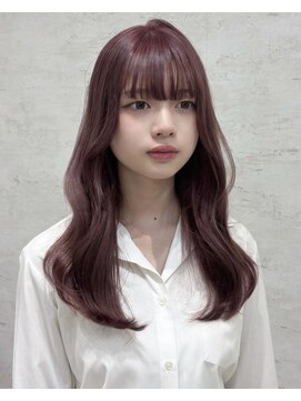 イル(iLu.) ワインレッドレイヤーバーガンディピンク