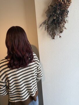 秋冬ボルドーカラー