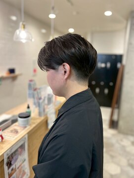 セレイン(serein) ノンブロー 流しめセンターパート マッシュ