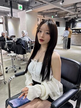 ザシェノンウメダ(THA CHAINON UMEDA) 心斎橋/着物ヘア/大人ガーリー/ダークアッシュ/似合わせカット