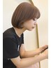 【上野指名】ボブカット+トリートメント ¥6,000