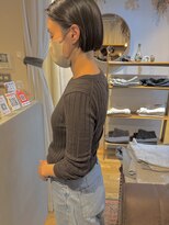 キチ(kichi.)&nbsp;[kichi.] ベージュブラウン×ミニボブ