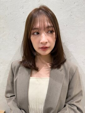 ロンドプランタン 恵比寿(Lond Printemps) 大人ガーリー/似合わせカット/ミディアムレイヤーカット