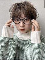 サンドパールス 仙台店(sand PALCE)&nbsp;髪質改善/大人ガーリー/似合わせカット/ショートボブ前髪/仙台