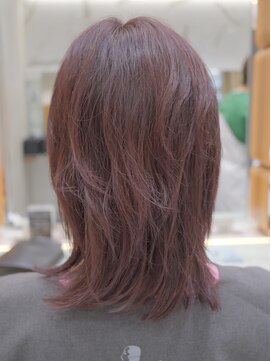 ピークアブー 原宿ハラカド(PEEK-A-BOO) ミディアムボブくせ毛多毛赤毛髪スタイリングなし